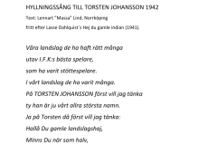 Hyllningssång 1942-I